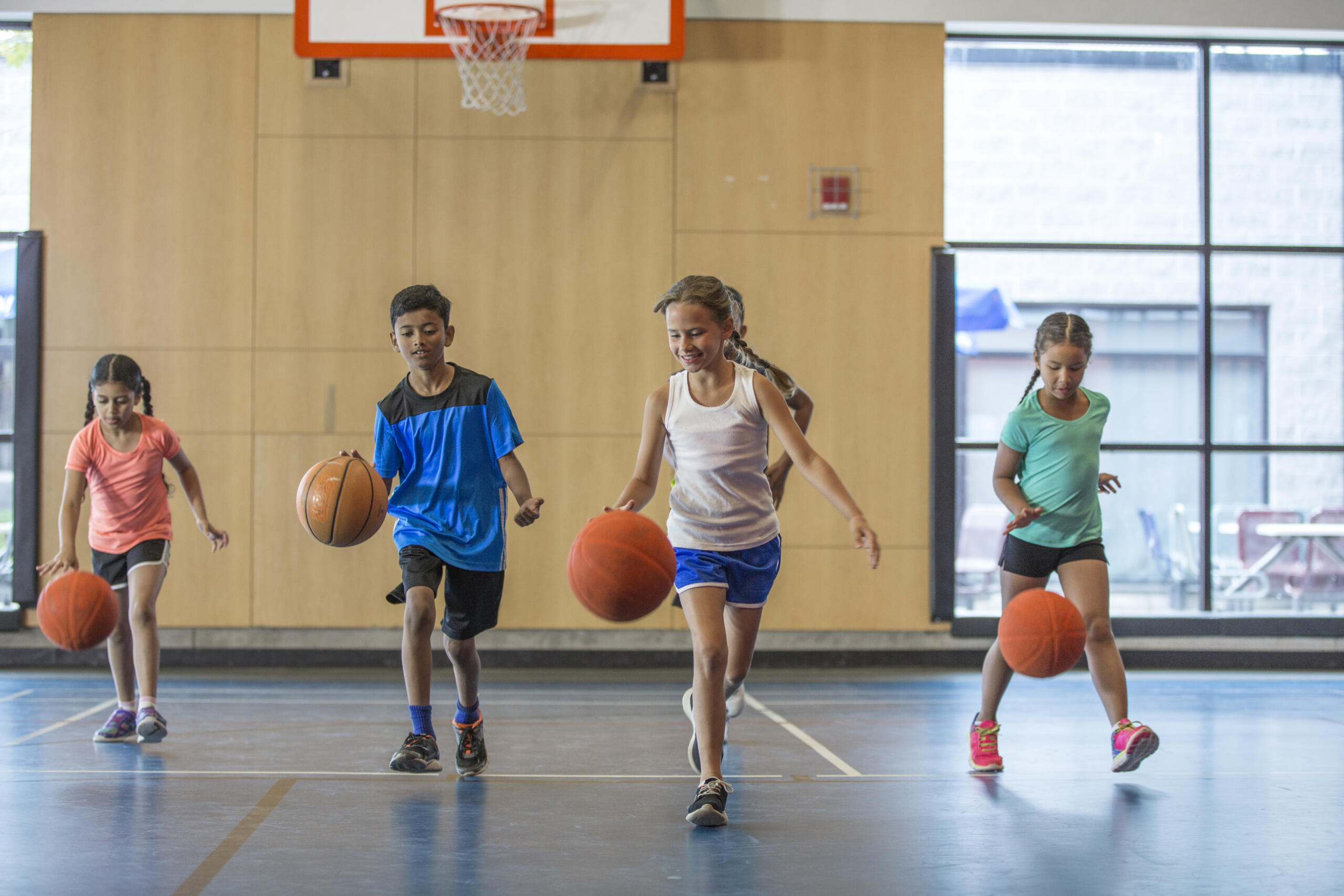 physical education basketball passing games